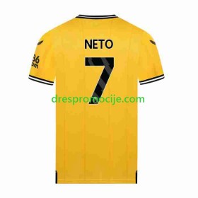 Wolverhampton Wanderers NETO 7 Dres Domaći 2023/2024 Kratkih Rukava